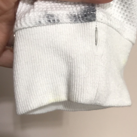 ZYIA Gray Hendrix Thermal Hoodie sweatshirt size XS oversized - Picture 7 of 13